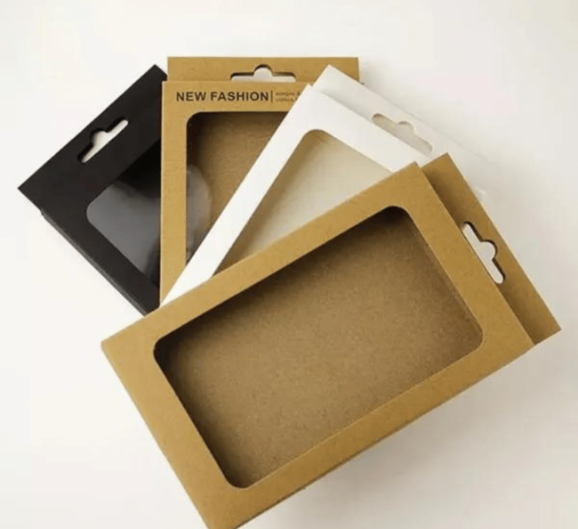 Custom Kraft Window Boxes