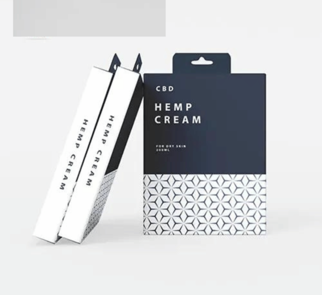 Custom CBD Hemp Cream Packaging Boxes